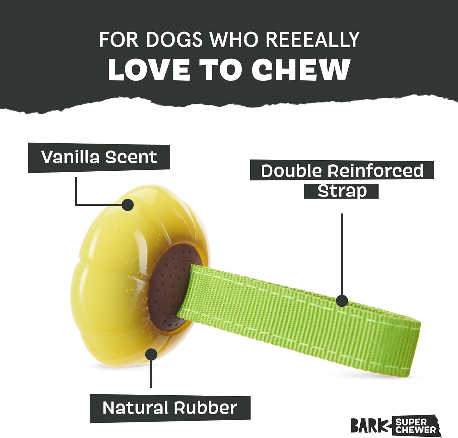 imageBarkbox Super Chewer Tough Dog Chew Toys for Aggressive Chewers Treat Dispensing CometSmallSun  Large