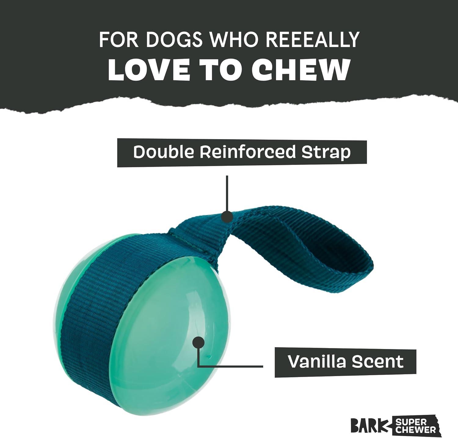 imageBarkbox Super Chewer Tough Dog Chew Toys for Aggressive Chewers Treat Dispensing CometSmallTailspin  Large