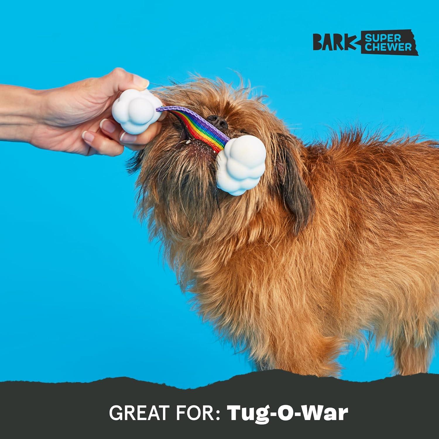 imageBarkbox Super Chewer Tough Dog Chew Toys for Aggressive Chewers Treat Dispensing CometSmallToy G  Small