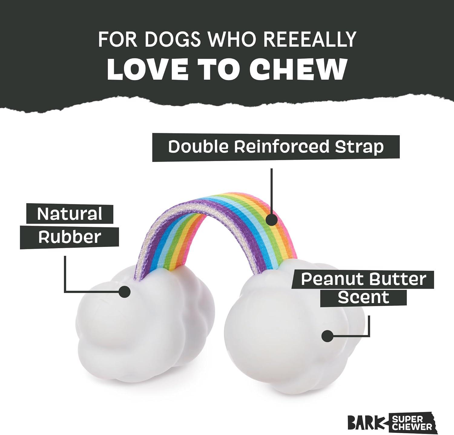 imageBarkbox Super Chewer Tough Dog Chew Toys for Aggressive Chewers Treat Dispensing CometSmallToy G  Small