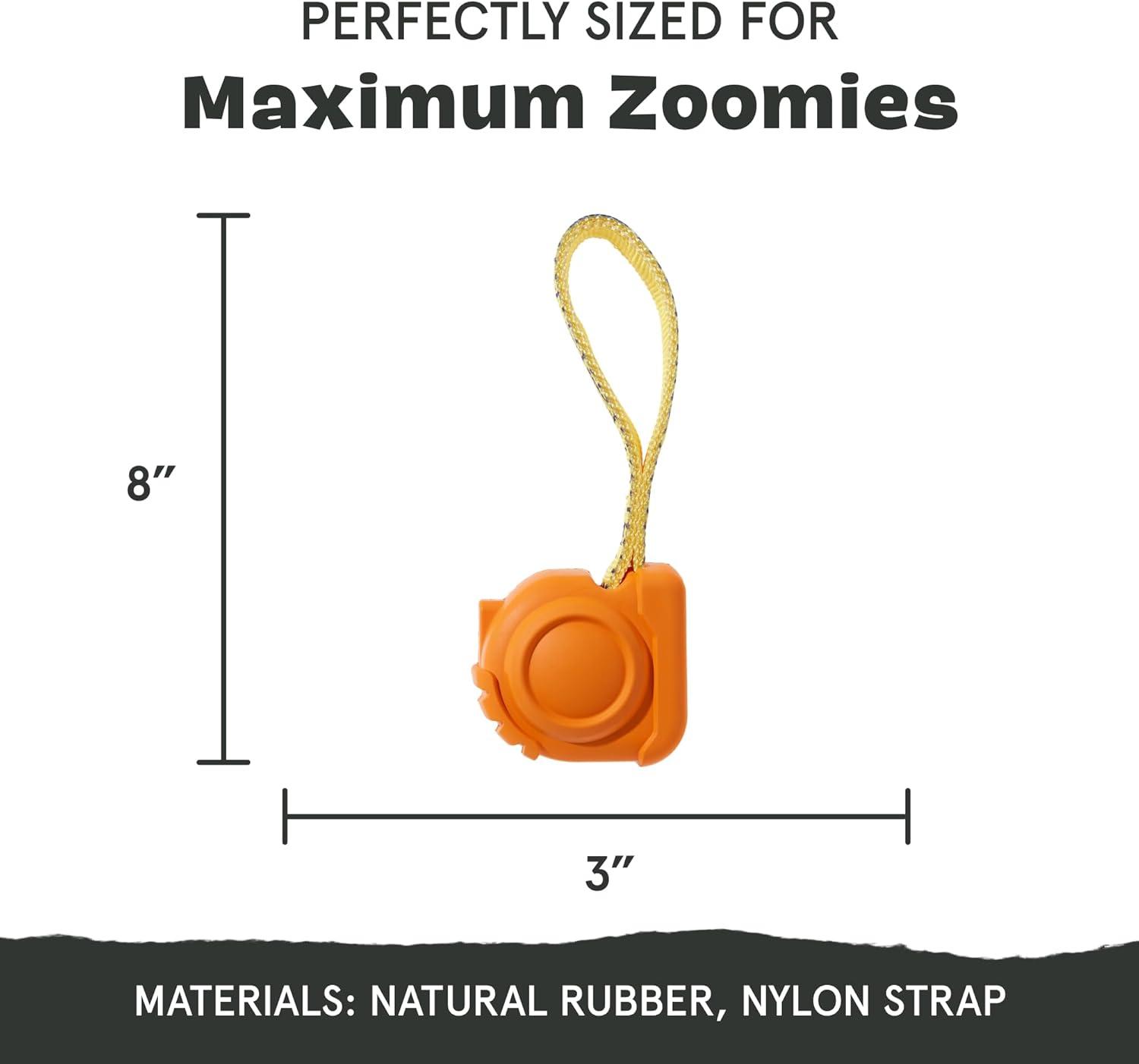 imageBarkbox Super Chewer Tough Dog Chew Toys for Aggressive Chewers Treat Dispensing CometSmallTug MeasureLarge