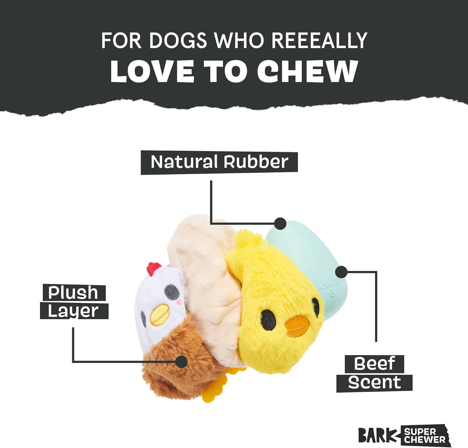imageBarkbox Torbert The Troll Dog Toy for Small Dogs  Natural Rubber with Wacky Bounce  Perfect for Aggressive Chewers and LongLasting PlaytimeHatch Me If You Can