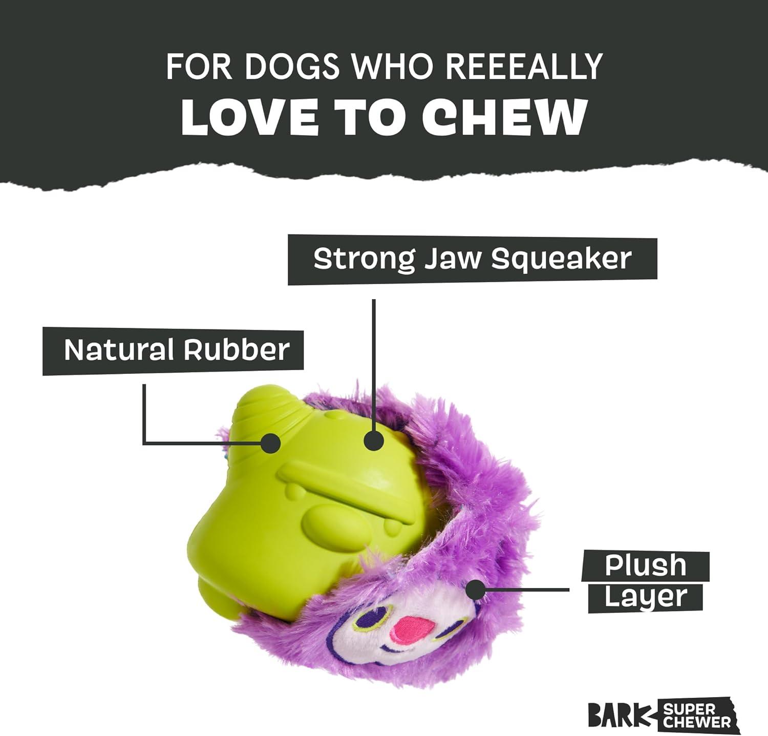 imageBarkbox Torbert The Troll Dog Toy for Small Dogs  Natural Rubber with Wacky Bounce  Perfect for Aggressive Chewers and LongLasting PlaytimeTorbert The TrollSmall