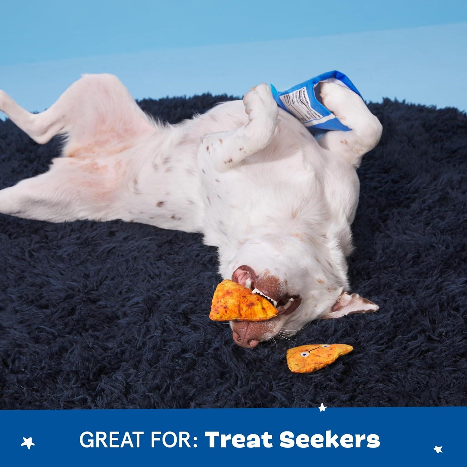 imageBarkbox Wild Berry Bunch Multi Part Toy for Dogs and Puppies  Small BreedsDrool Ranch Chips