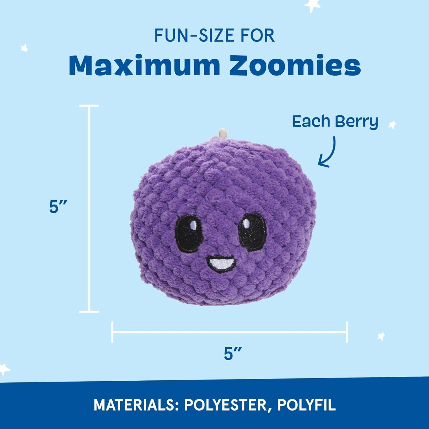 imageBarkbox Wild Berry Bunch Multi Part Toy for Dogs and Puppies Small BreedsWild Berry