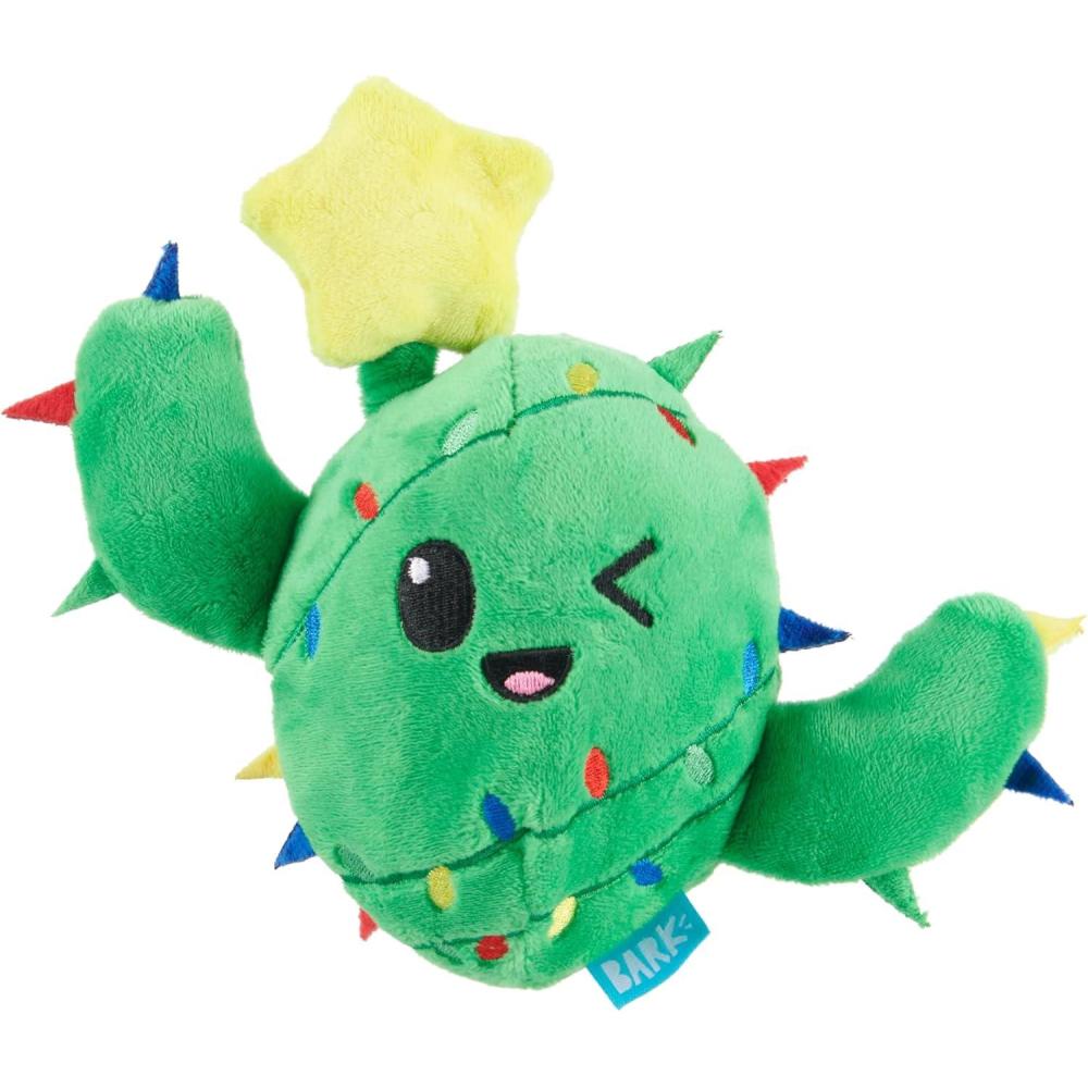 imageBarkbox 2 in 1 Interactive Plush Dog Toy  Rip and Reveal Toy for Dogs and Puppies  Stimulating Squeaky Pet Toys  Prickly Pete SmallChristmas Consuela