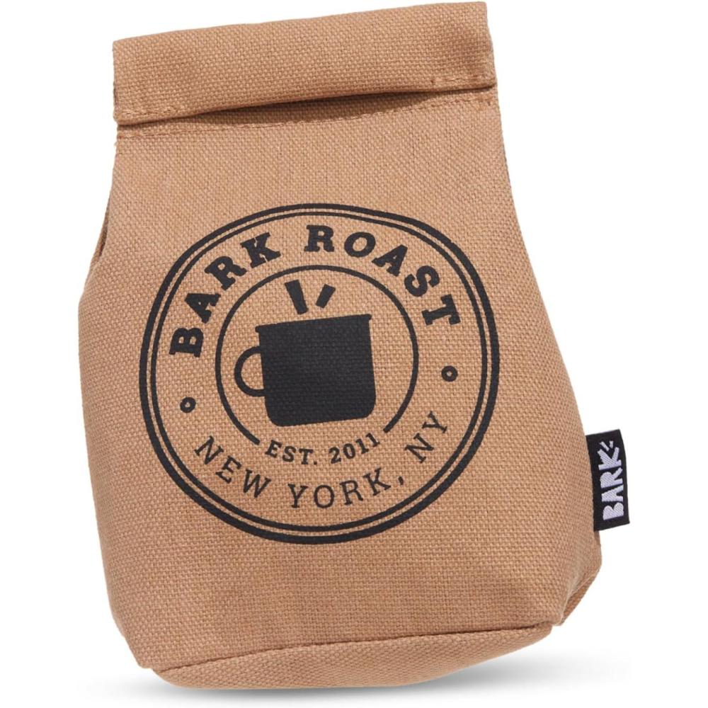 imageBarkbox 2 in 1 Interactive Plush Dog Toy  Rip and Reveal Toy for Dogs and Puppies  Stimulating Squeaky Pet Toys  Sub Zero Camping Hero SmallJitter Pug Coffee Bean