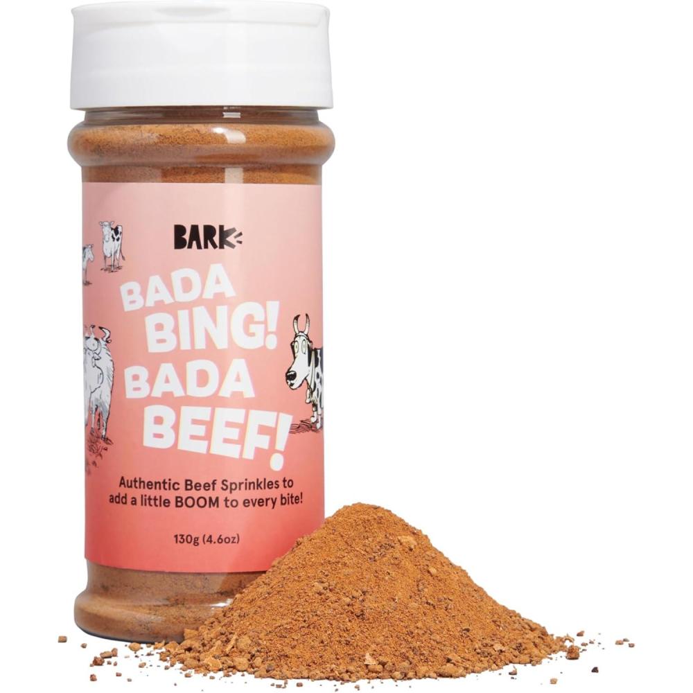 imageBarkbox Bada Bing Beef Dry Dog Food Toppers with High Protein and Limited Ingredients Meal Enhancer for Large amp Small Breeds  46 OzBada Bing Bada Beef