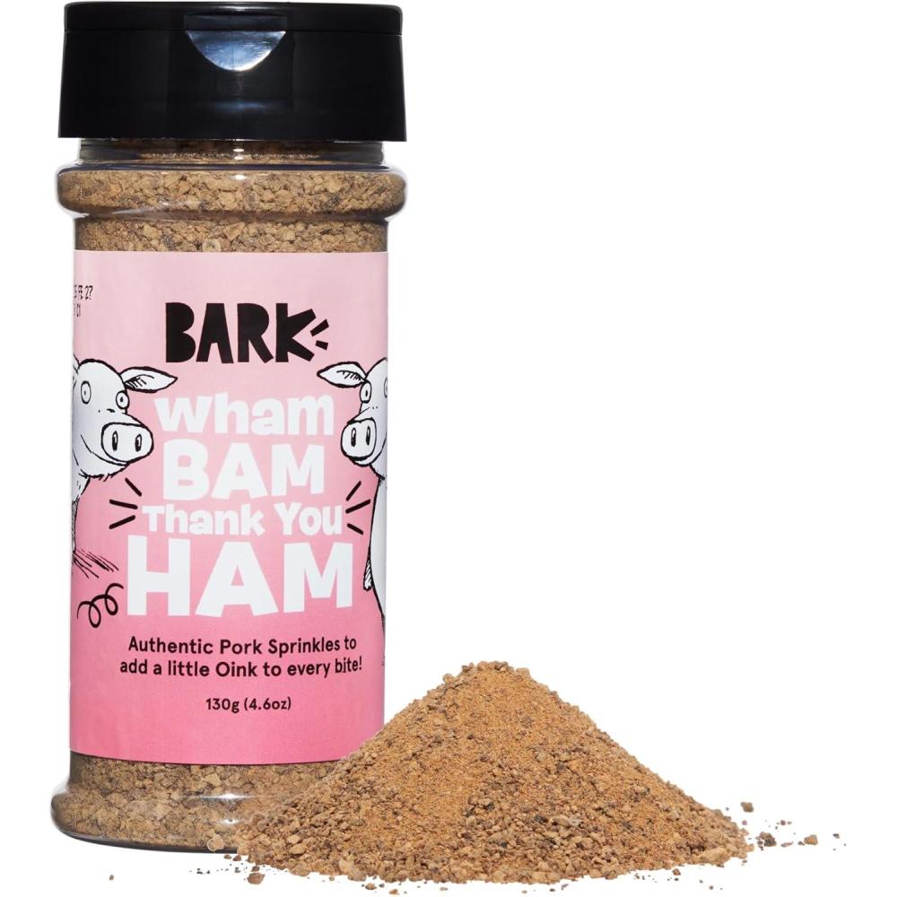 imageBarkbox Beef Dog Treat Topper High Protein Limited Ingredient Mixer Rosemary Extract for Large amp Small Breeds Elevate Dog Food Dining Shake amp Pour for Dog Bowls Pack of 3Wham Bam Thank You Ham