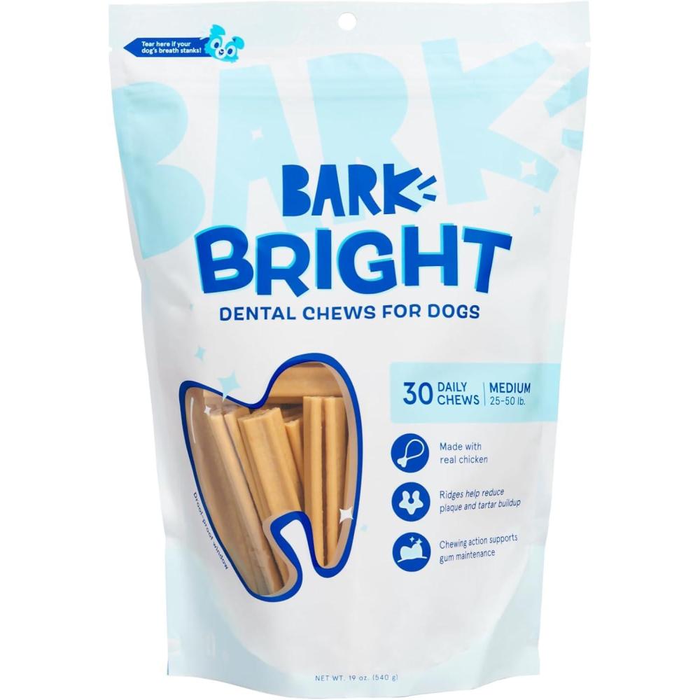 imageBarkbox Bright Original Dog Dental Chew Sticks Plaque and Tartar Cleaning Medium Breeds 30 ChewsMedium Breeds