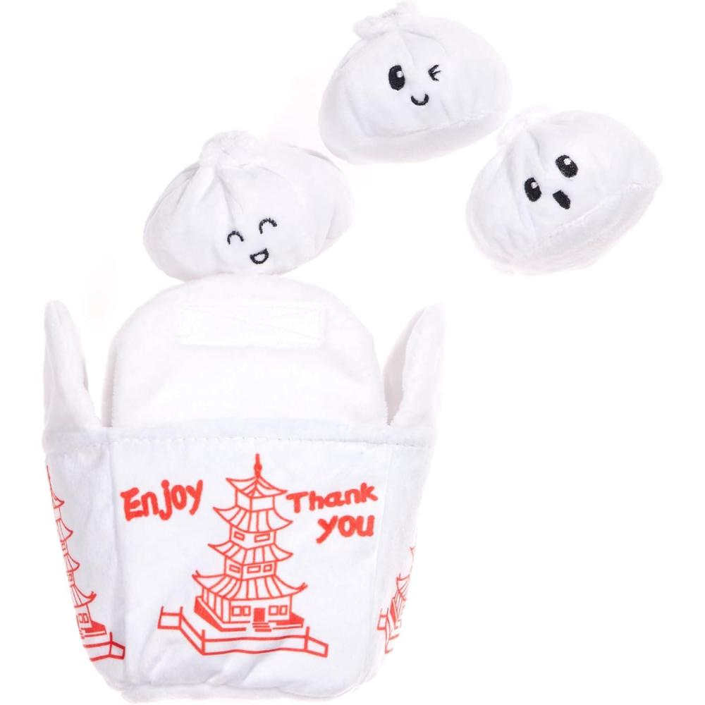 imageBarkbox Chewz Ballz Plush Dog Toy  MultiPart Fun for Small Dogs Perfect for Playtime amp FetchAndis Dumplings  Small