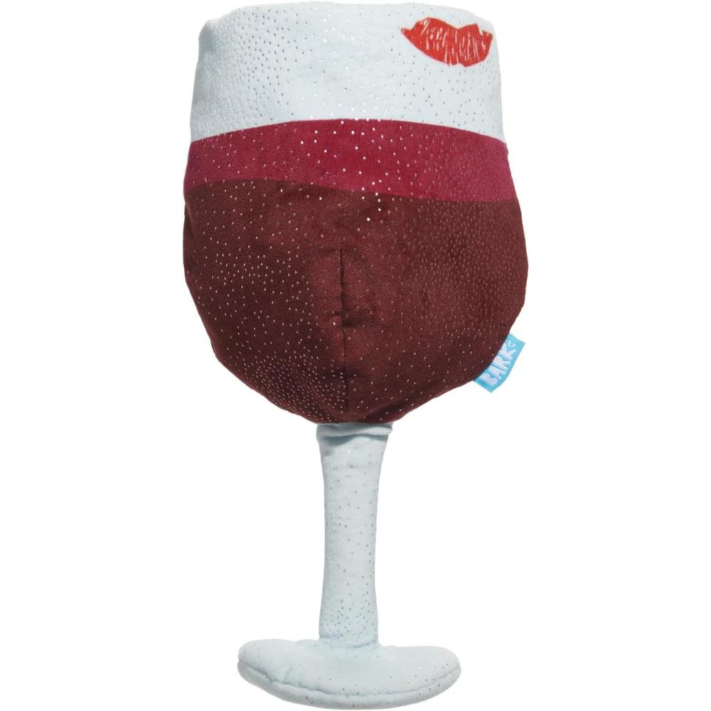 imageBarkbox Grrrrande Vino Dog Toy  Plush Squeaky Wine Toy with Fluff amp WhipNFlip Stem  Dog Toys Dogs amp Puppy EssentialsGrrrrande Vino