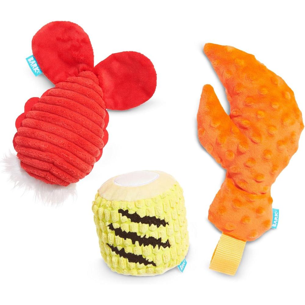 imageBarkbox Movie Bites Dog Toy Bundle  Squeaky Dog Toys  Plush Dog Toys  Puppy and Pet Toys for Small DogsThe Maine Event