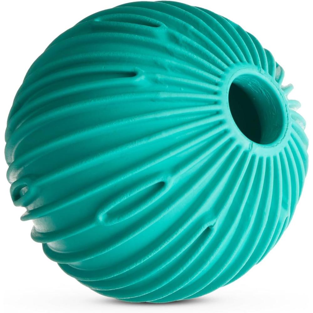 imageBarkbox Sea Foam Reef Ball Treat Dispensing Toy for Large Dogs Perfect for FunFilled Stimulation and Interactive PlaytimeSea Foam Reef Ball