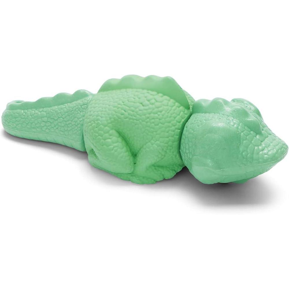 imageBarkbox Super Chewer Tough Dog Chew Toys for Aggressive Chewers Dental Stimulating T Bone  LargeIllana the Iguana  Large