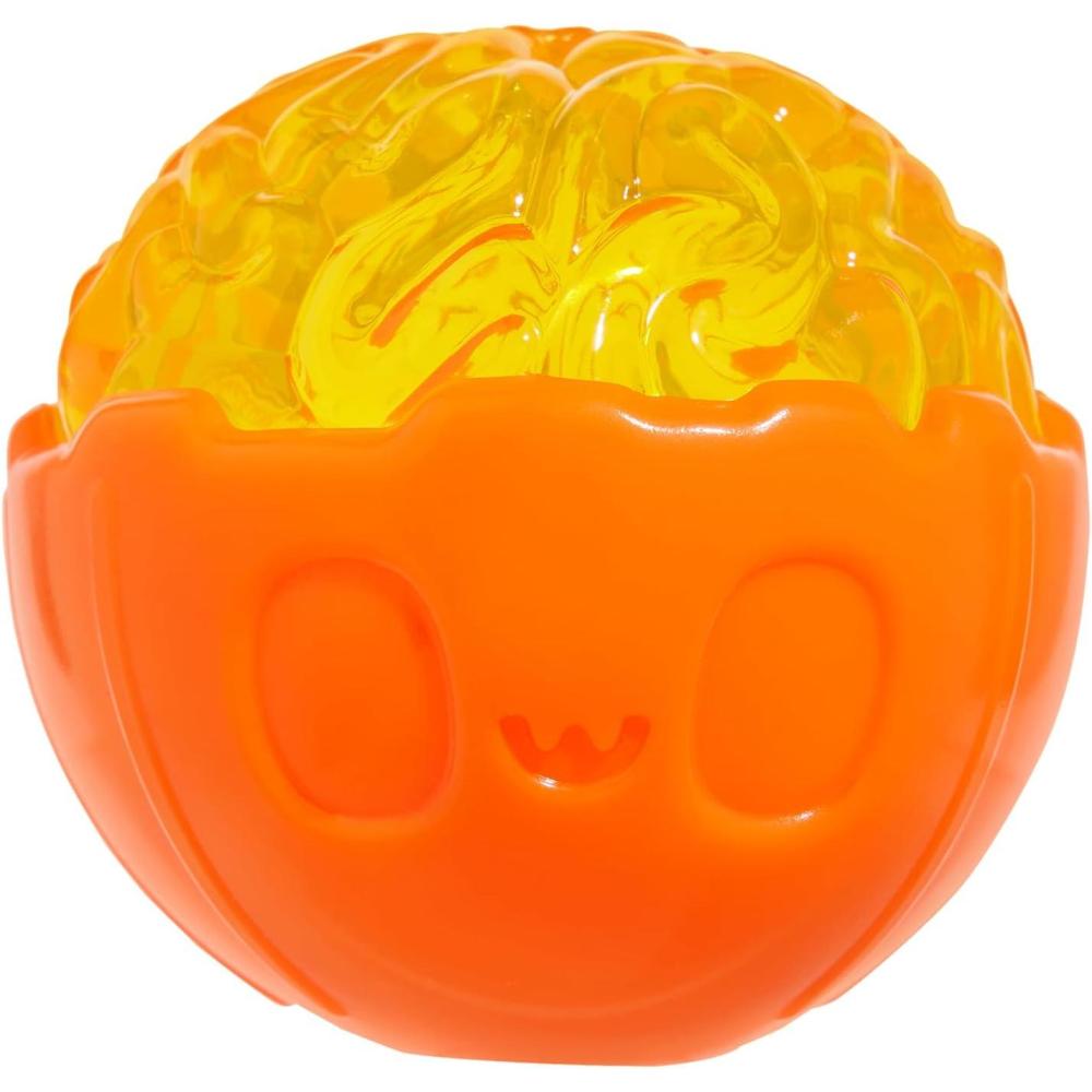 imageBarkbox Super Chewer Tough Dog Chew Toys for Aggressive Chewers Dental Stimulating T Bone  LargePumpkin Prodigy