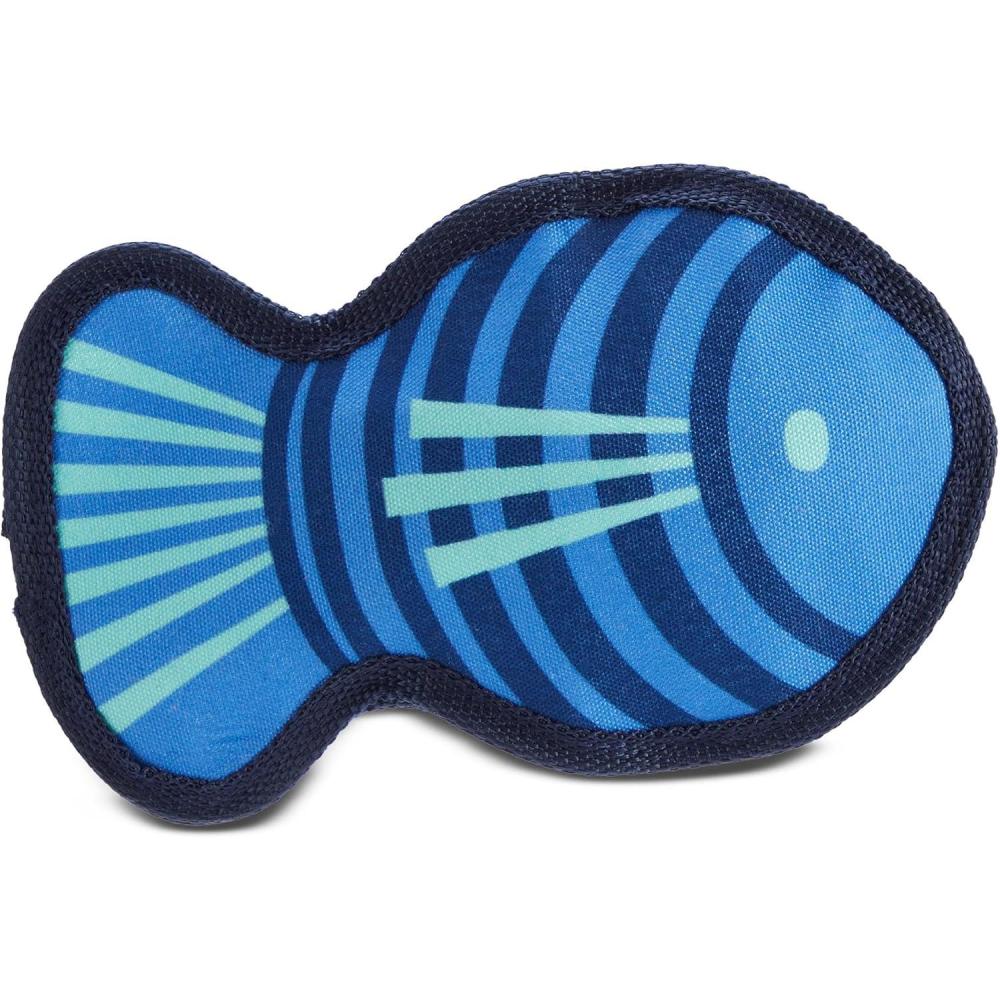 imageBarkbox Super Chewer Tough Dog Chew Toys for Aggressive Chewers Plush 2 Toys in 1 Parrot  LargeRad Herring  Medium