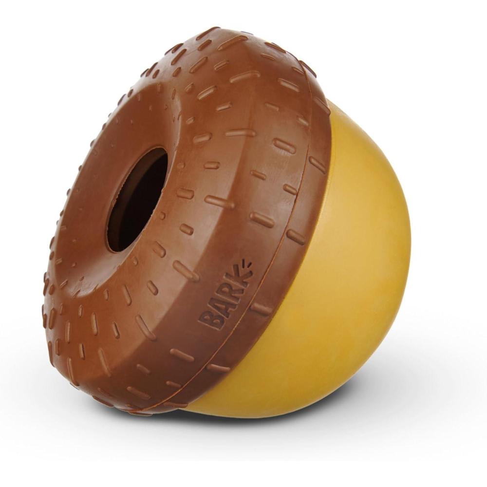 imageBarkbox Super Chewer Tough Dog Chew Toys for Aggressive Chewers Treat Dispensing CometSmallAcorn  Large