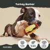 Barkbox 2 in 1 Interactive Plush Dog Toy – Rip and Reveal Toy for Dogs and Puppies – Stimulating Squeaky Pet Toys | Sub Zero Camping Hero (Small)(Turkey Barker)