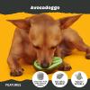 Barkbox Avocadoggo Dog Toy | Natural Rubber, Wobble Shape, Perfect for Peanut Butter & Dishwasher Safe | Dog Toy for Aggressive Chewers(Avocadoggo)