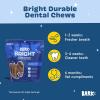 Barkbox Bright Durable Dental Chew Sticks for Dogs – 15 Chews Made for Tough Chewers, Large Breeds(Large Breeds)