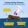 Barkbox Bright Durable Dental Kit, Berry Mint Flavored, 15 Chew Sticks & Toothpaste – Large Breeds(Large Breeds)