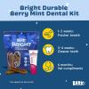Barkbox Bright Durable Dental Kit, Berry Mint Flavored, 15 Chew Sticks & Toothpaste – Large Breeds(Small Breeds)