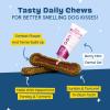 Barkbox Bright Durable Dental Kit, Berry Mint Flavored, 15 Chew Sticks & Toothpaste – Large Breeds(Small Breeds)
