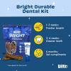 Barkbox Bright Durable Dog Dental Kit for Tough Chewers, 15 Chew Sticks & Toothpaste – Large Breeds(Large Breeds)
