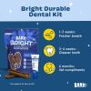 Barkbox Bright Durable Dog Dental Kit for Tough Chewers, 15 Chew Sticks & Toothpaste – Large Breeds(Medium Breeds)
