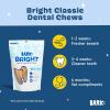 Barkbox Bright Original Dog Dental Chew Sticks Plaque and Tartar Cleaning, Medium Breeds (30 Chews)(Medium Breeds)