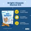 Barkbox Bright Original Dog Dental Kit, 30 Teeth Cleaning Chew Sticks & Toothpaste, Large Breeds(Small Breeds)