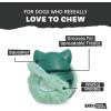 Barkbox Buck Wild Super Chewer Dog Toy for Medium to Large Dogs, Perfect for Dogs Who Love Gnawing, Shredding and Tough Playtime Fun(Aurora Beast)