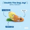 Barkbox Chewz Ballz Plush Dog Toy | Multi-Part Fun for Small Dogs, Perfect for Playtime & Fetch(Penny the Pineapple – Large)