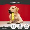 Barkbox Crinkle Fry Dog Toy for Large Dogs, Super Tough Nylon Construction for Aggressive Chewers and Designed for Durable Playtime(Crinkle Fry)
