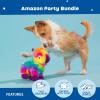 Barkbox Fiesta Party Bundle – Squeaky Dog Toys – Plush Chew Toys – Puppy and Pet Toys for Small Dogs – Full O’ Fluff Pinata & Muy Squeaky Margarita(Fiesta Bundle (Small))
