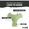 Barkbox Super Chewer Tough Dog Chew Toys for Aggressive Chewers, Dental Stimulating (T Bone – Large)(Chopper – Large)