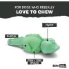 Barkbox Super Chewer Tough Dog Chew Toys for Aggressive Chewers, Dental Stimulating (T Bone – Large)(Illana the Iguana – Large)