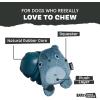 Barkbox Super Chewer Tough Dog Chew Toys for Aggressive Chewers, Plush 2 Toys in 1 (Parrot – Large)(Grey Bear – Large)