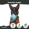 Barkbox Super Chewer Tough Dog Chew Toys for Aggressive Chewers, Plush 2 Toys in 1 (Parrot – Large)(Grey Bear – Large)