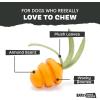 Barkbox Super Chewer Tough Dog Chew Toys for Aggressive Chewers, Treat Dispensing (Comet-Small)(Deep Roots Carrot – Small)