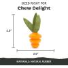 Barkbox Super Chewer Tough Dog Chew Toys for Aggressive Chewers, Treat Dispensing (Comet-Small)(Deep Roots Carrot – Small)