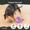 Barkbox Torbert The Troll Dog Toy for Small Dogs – Natural Rubber with Wacky Bounce – Perfect for Aggressive Chewers and Long-Lasting Playtime(Torbert The Troll-Small)