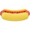 Barkbox Avocadoggo Dog Toy | Natural Rubber, Wobble Shape, Perfect for Peanut Butter & Dishwasher Safe | Dog Toy for Aggressive Chewers(Treat Meat Hot Dog)