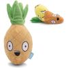 Barkbox Chewz Ballz Plush Dog Toy | Multi-Part Fun for Small Dogs, Perfect for Playtime & Fetch(Penny the Pineapple – Small)