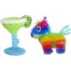 Barkbox Fiesta Party Bundle – Squeaky Dog Toys – Plush Chew Toys – Puppy and Pet Toys for Small Dogs – Full O’ Fluff Pinata & Muy Squeaky Margarita(Fiesta Bundle (Small))