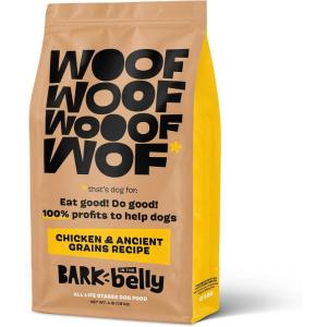 Bark in The Belly Beef & Ancient Grains Recipe Premium Dog Food – 4 lb Bag (1.8 kg)(Chicken)