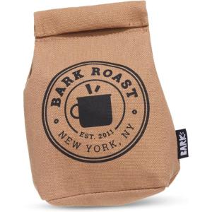 Barkbox 2 in 1 Interactive Plush Dog Toy – Rip and Reveal Toy for Dogs and Puppies – Stimulating Squeaky Pet Toys | Sub Zero Camping Hero (Small)(Jitter Pug Coffee Bean)