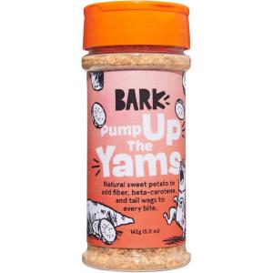 Barkbox Beef Dog Treat Topper High Protein Limited Ingredient Mixer, Rosemary Extract for Large & Small Breeds, Elevate Dog Food Dining, Shake & Pour for Dog Bowls (Pack of 3)(Pump Up The Yams)
