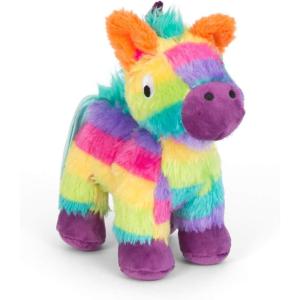 Barkbox Bulldog Barkarita Plush Dog Toy, Crazy Crinkle and Whip n Flip Features & Squeakers – Fun Dog Toys(Piñata)